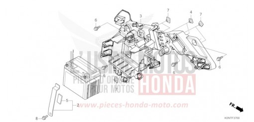 BATTERIE/BOITIER DE BATTERIE CBF125MEFT de 2026